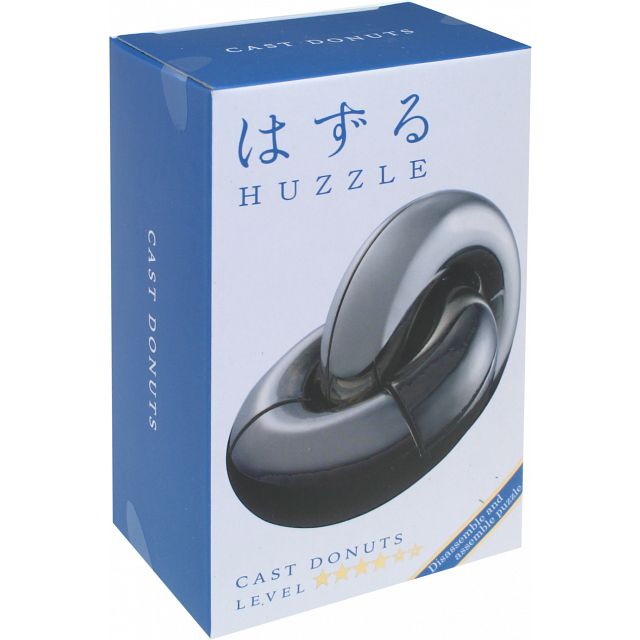 Huzzle Cast Donuts Metal Puzzle