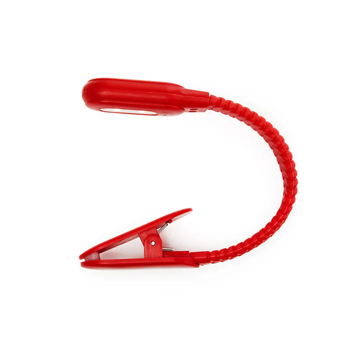 Rechargable Clip Red Book Light