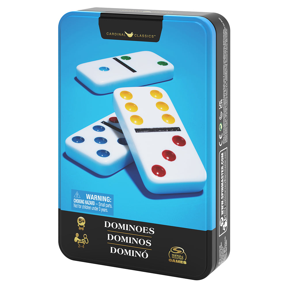 Double-6 Dominoes Classic Game in a Tin Box