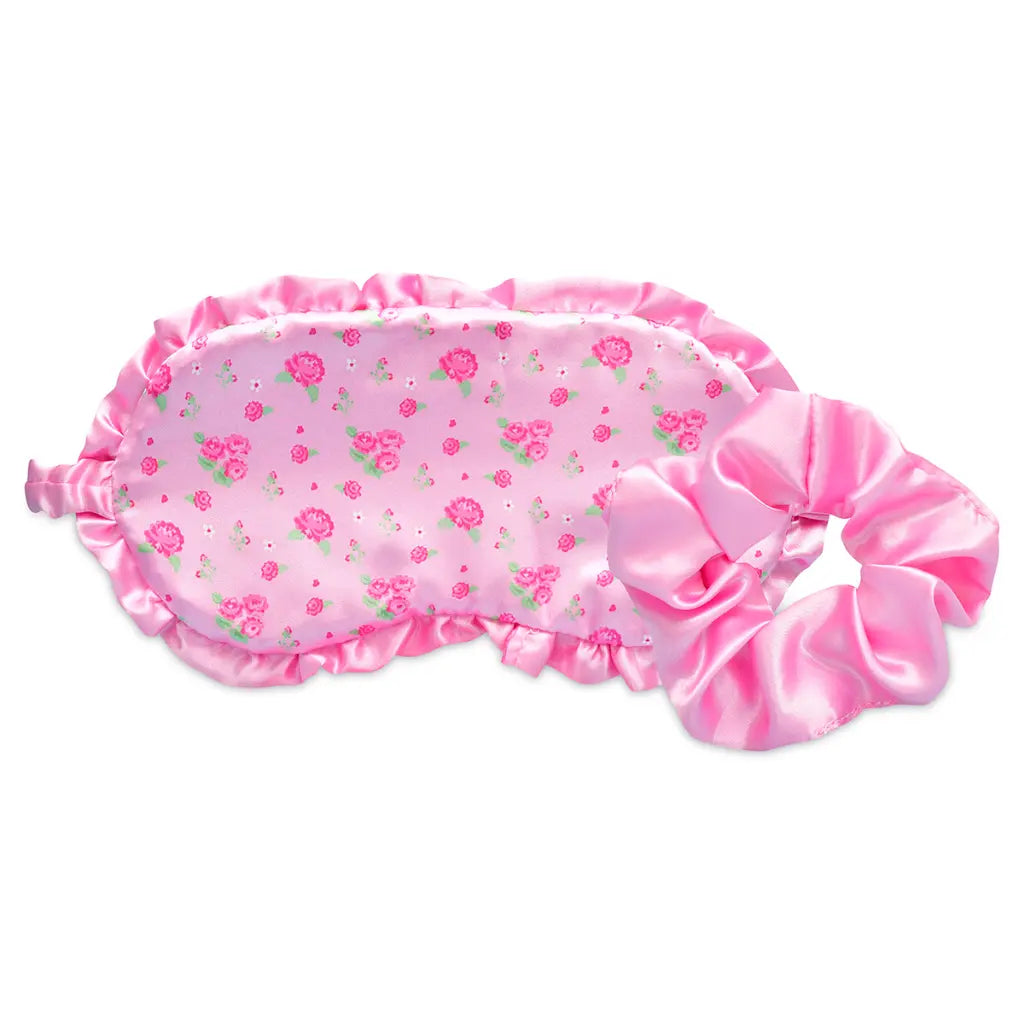 Iscream Pretty in Pink Eye Mask & Scrunchie Set