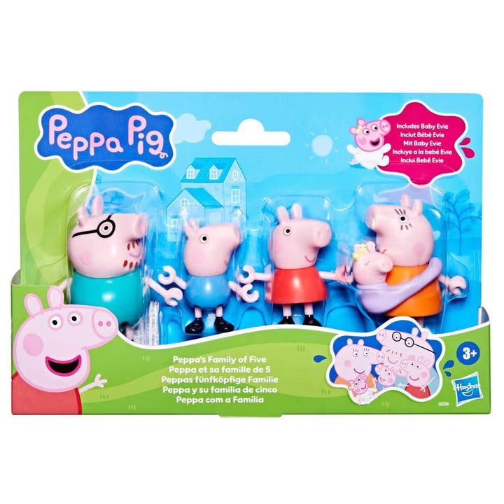 Peppa Pig Peppa's Family of Five Figure Set