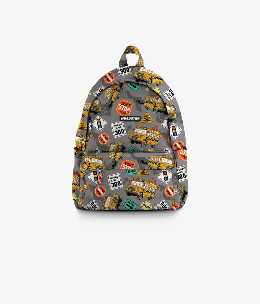 Headster Kids Bus-Ted 20L Backpack - Grey Mix