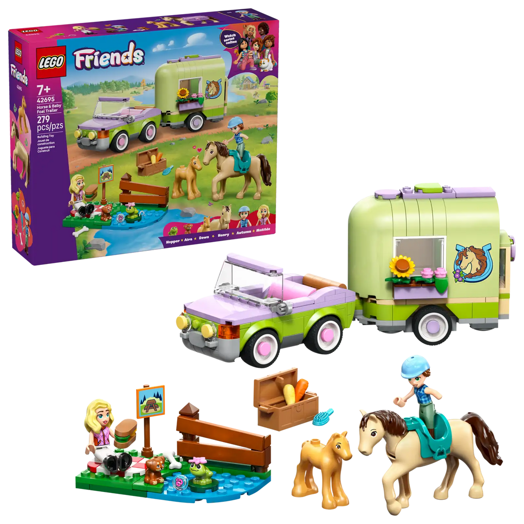 Lego® Friends Horse &amp; Baby Foal Trailer