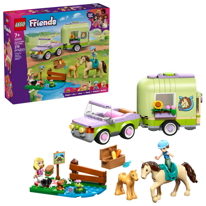 Lego® Friends Horse &amp; Baby Foal Trailer