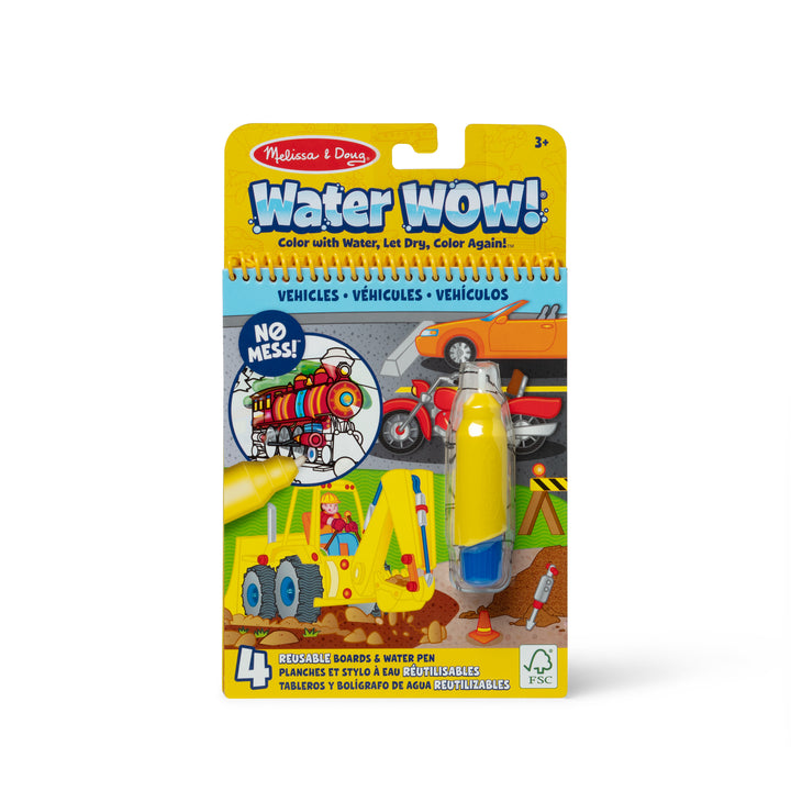 Water Wow! Vehicles- On the Go Travel Activity