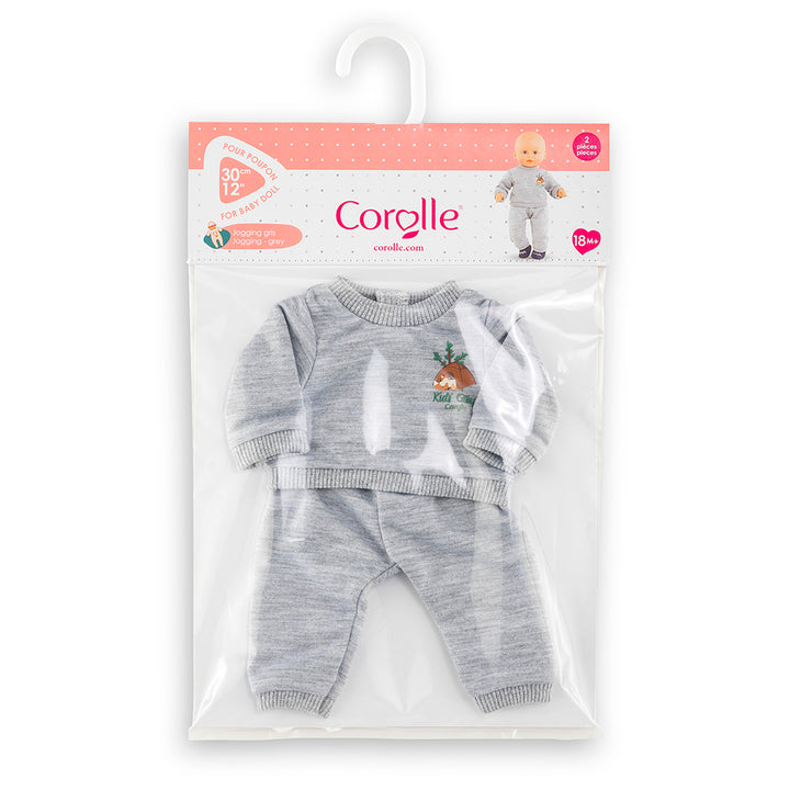 Corolle Little Explorer - Grey Jogging Suit for 12" Baby Doll