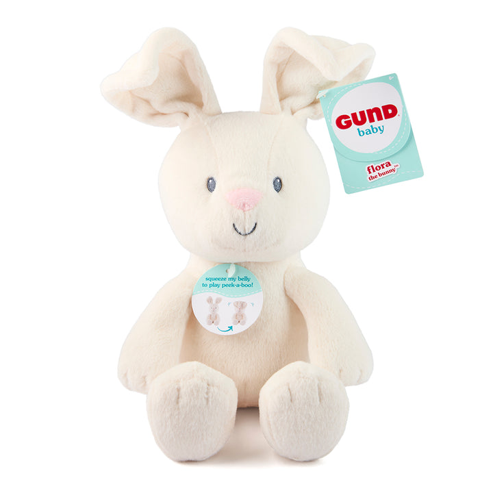 GUND Baby Peek-a-Boo Flora the Bunny Plush