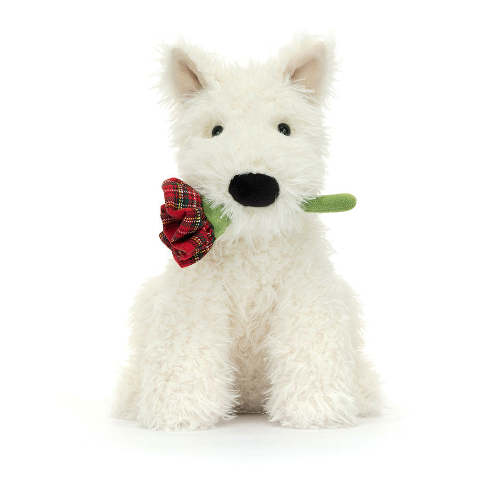Jellycat Munro Scottie Dog 'Love You'- LIMIT 1 PER CUSTOMER