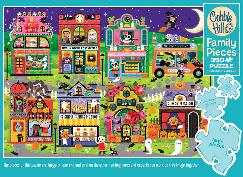 Cobble Hill Boo Town Jigsaw Puzzle 350pc Family Puzzle