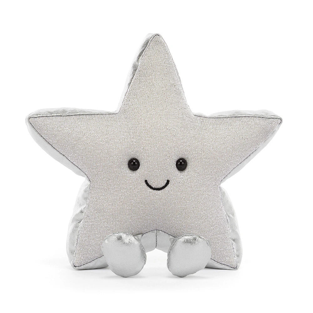 Jellycat Amuseables Silver Star - LIMIT OF ONE PER CUSTOMER