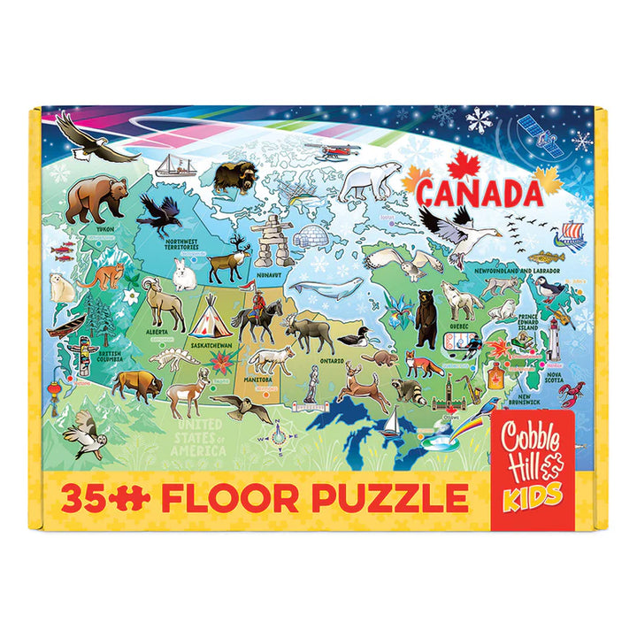 Cobble Hill Kids Map of Canada 35pc Floor Puzzle