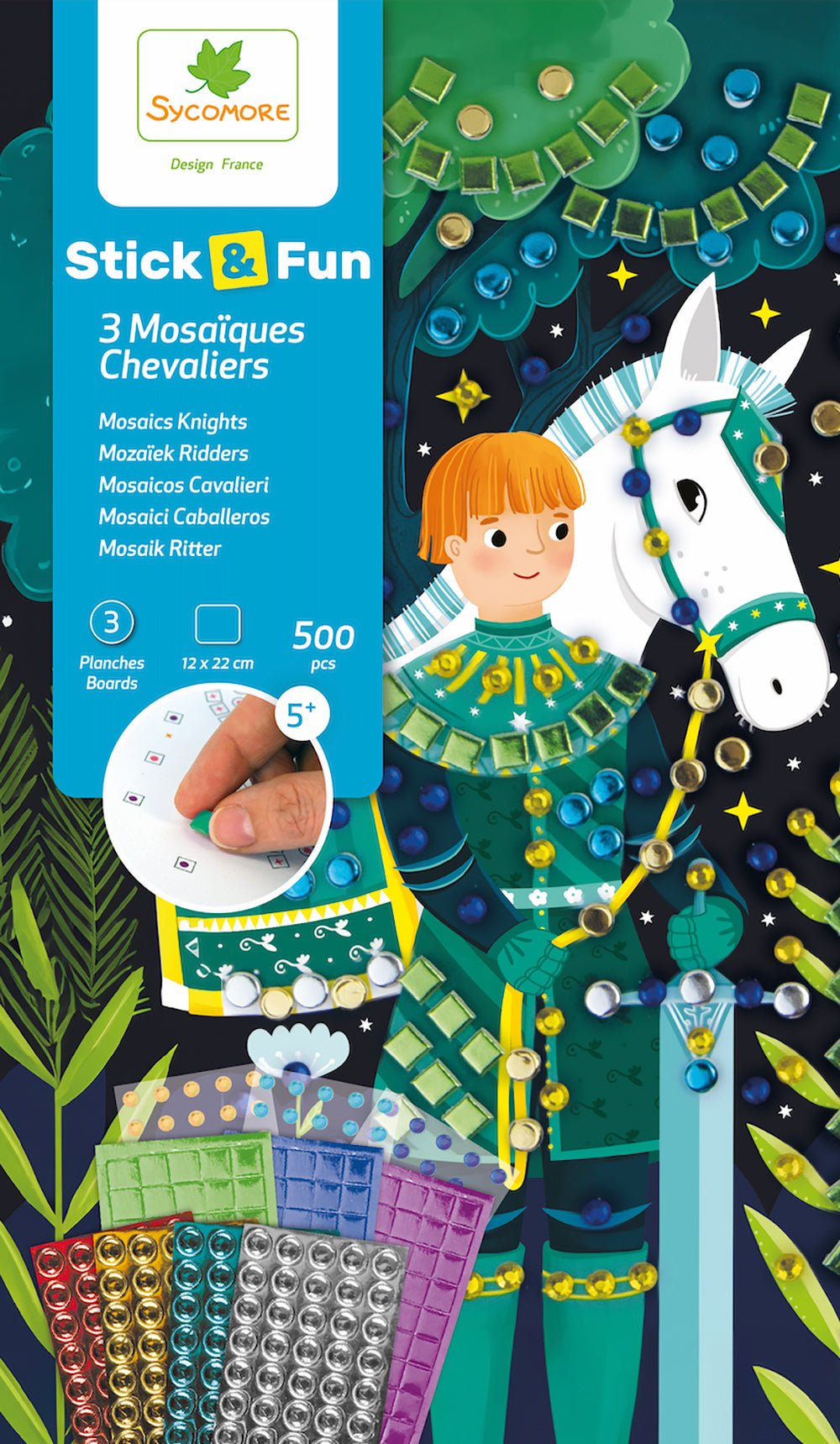Stick'N Fun - 3 Mini Mosaics Knights