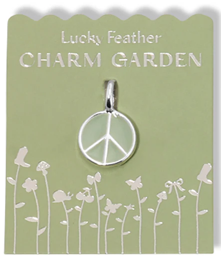 Charm Garden - Peace Charm - Silver
