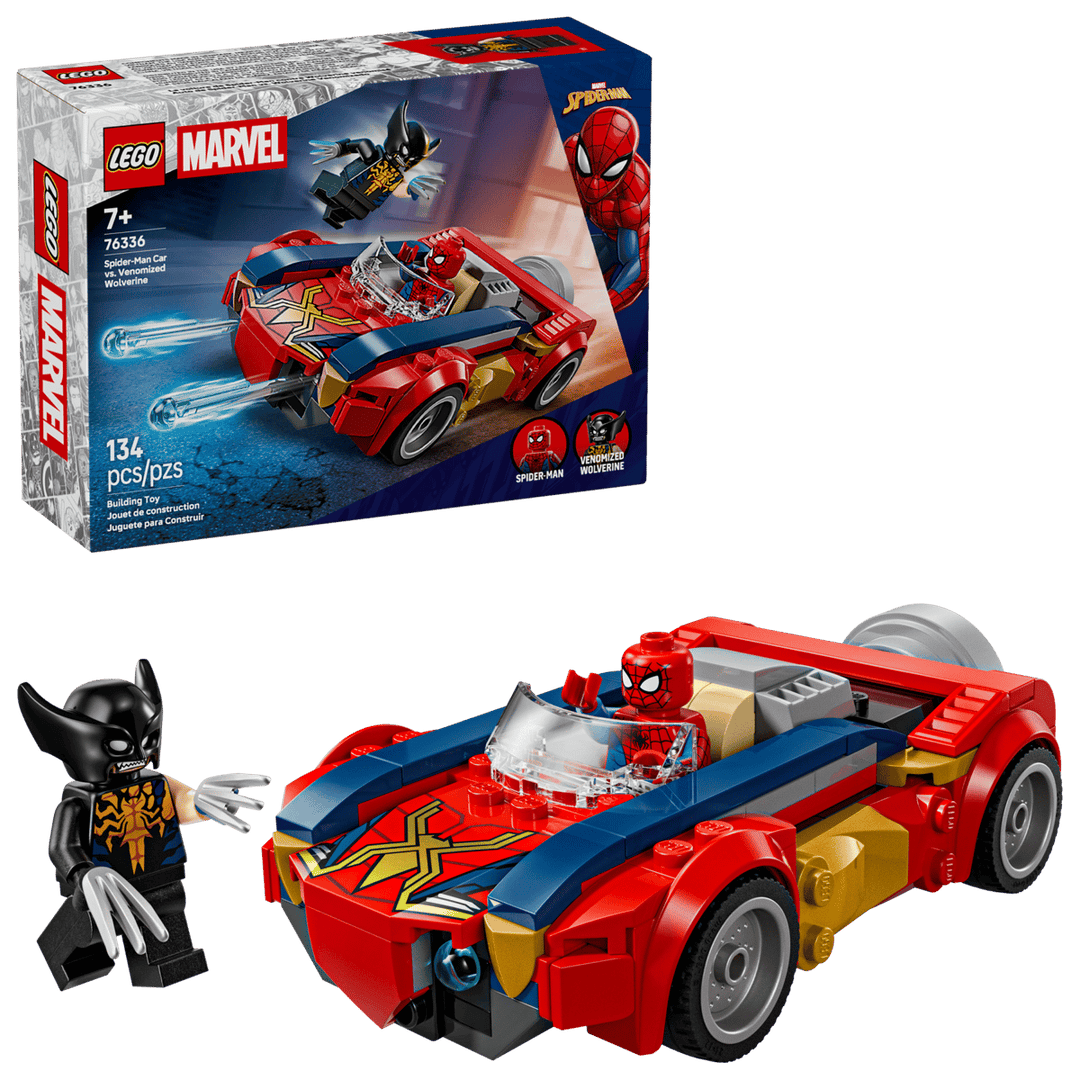 Lego® Marvel Spider-Man Car vs. Venomized Wolverine