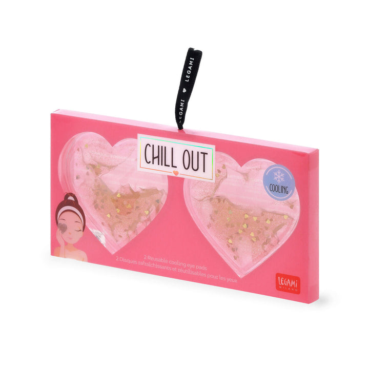 Heart  Reusable Cooling Eye Pads - Chill Out
