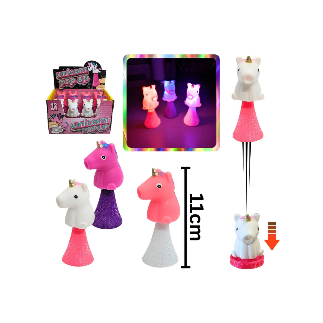 Pop Up Flashing Unicorn Assortment