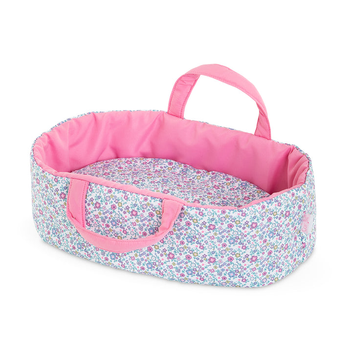 Corolle Flowered Carry Bed For 12" Dolls