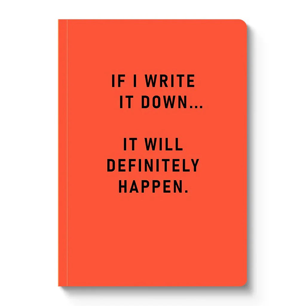 Definitely Happen A5 Paperback Notebook