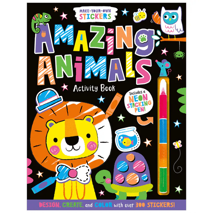 Amazing Animals Make-Your-Own Stickers Activity Book