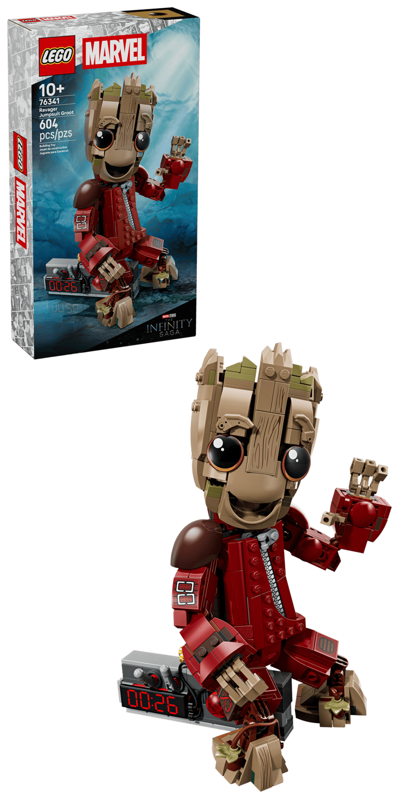 LEGO® Marvel™ Ravager Jumpsuit Groot
