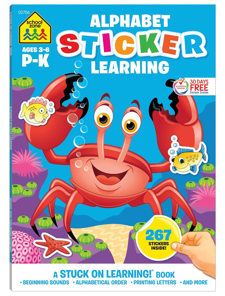 Alphabet Stickers Workbook