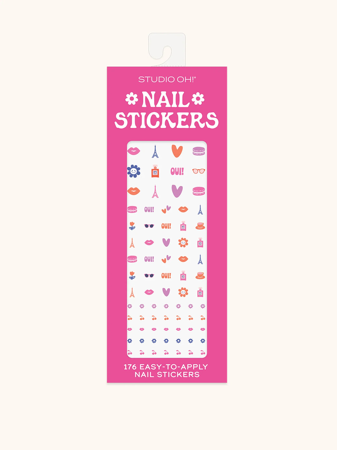Tiny Blooms French Adventure Nail Stickers