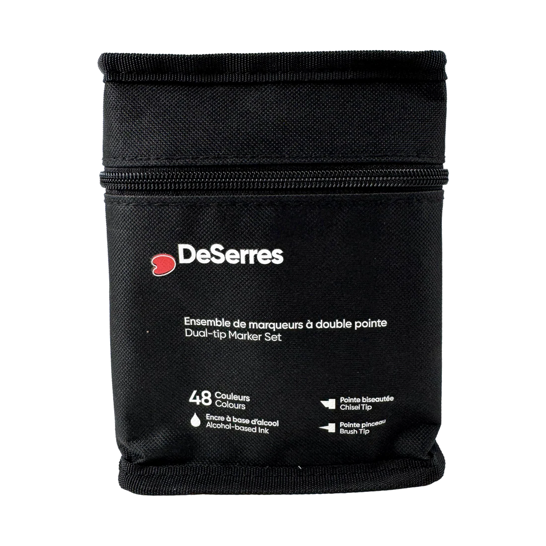 DeSerres Alcohol Dual-Tip Marker 48 Pieces