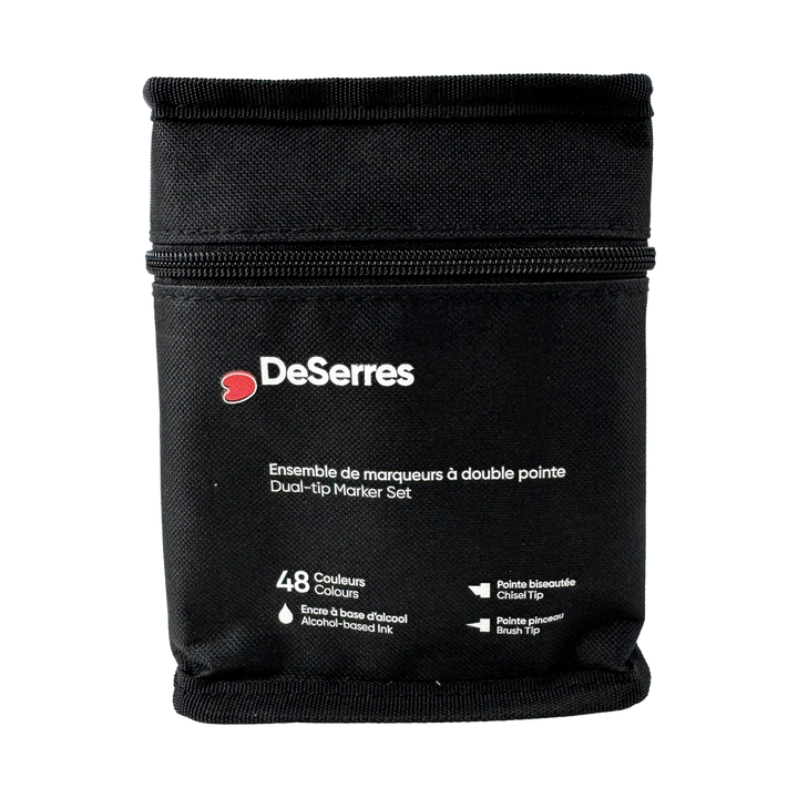 DeSerres Alcohol Dual-Tip Marker 48 Pieces