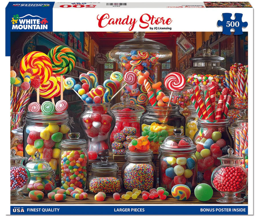 White Mountain Candy Store 500pc Puzzle