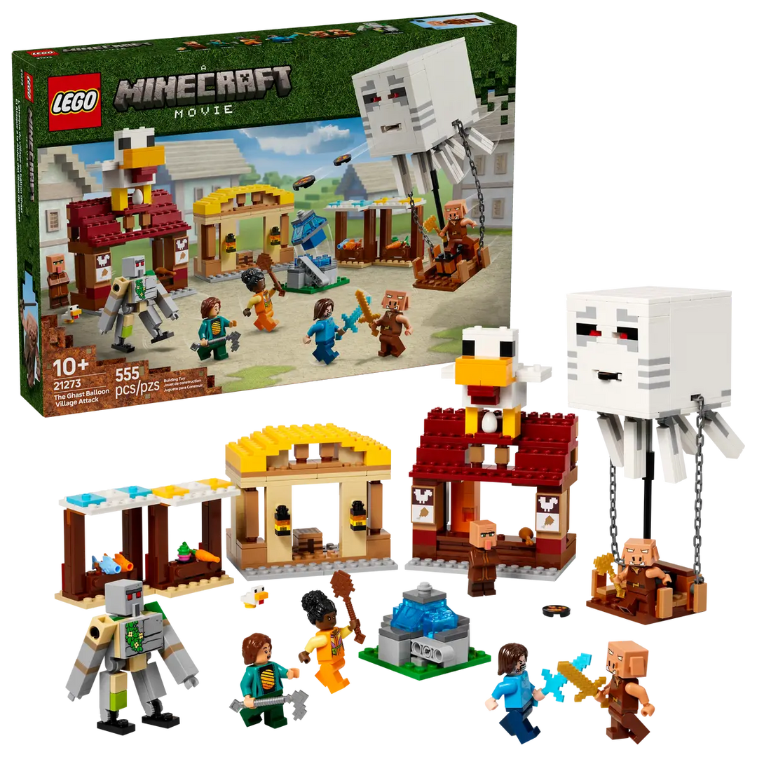 LEGO® Minecraft® The Ghast Balloon Village Attack