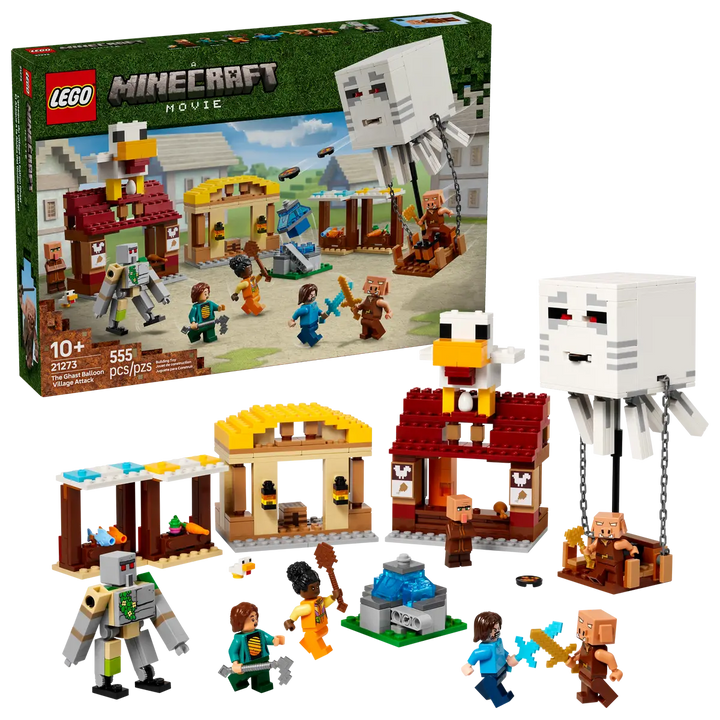 LEGO® Minecraft® The Ghast Balloon Village Attack