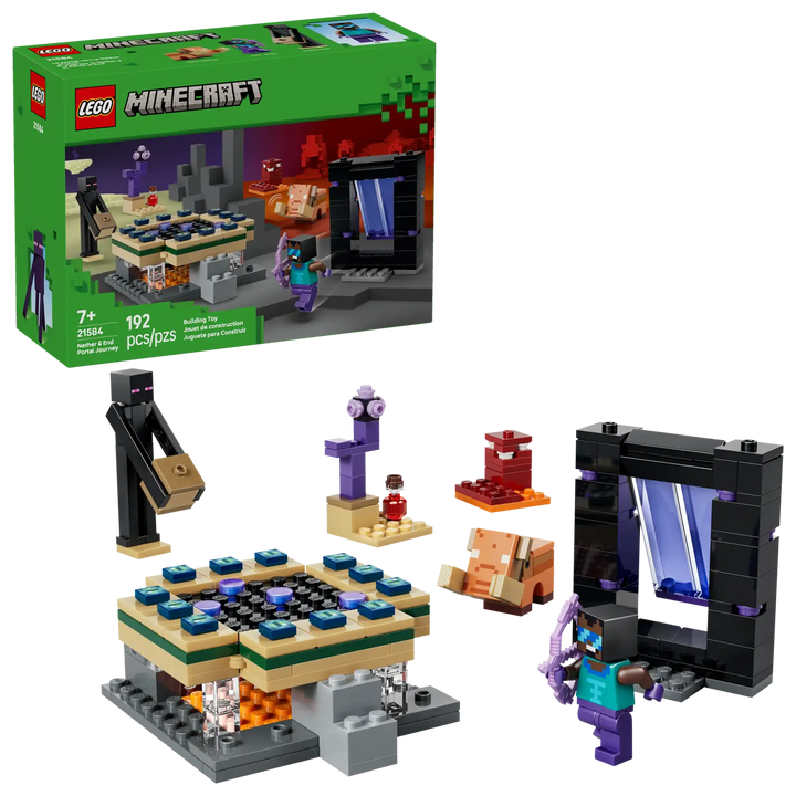 Lego® Minecraft® Nether &amp; End Portal Journey