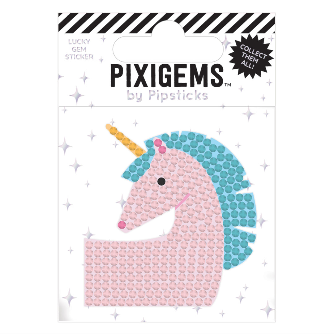 Pipsticks Pixigem Stickers Eunice Unicorn