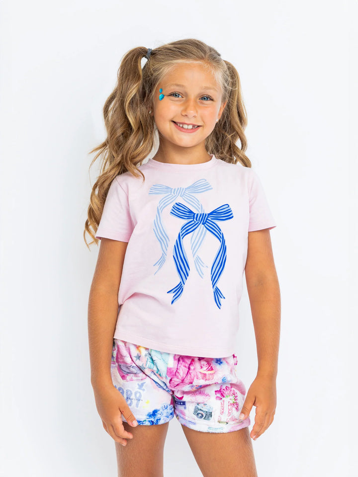 Preppy Goose Pop Princess Plush Lounge Shorts