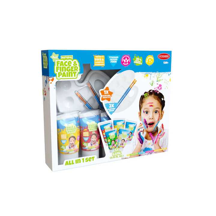 Natural Face & Fingerpaint - All in One Set