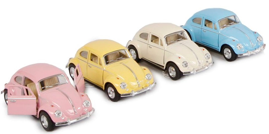 Kinsmart 5" 1967 Volkswagen Classical Beetle (Pastel Colour) Die Cast Pull Back Vehicle
