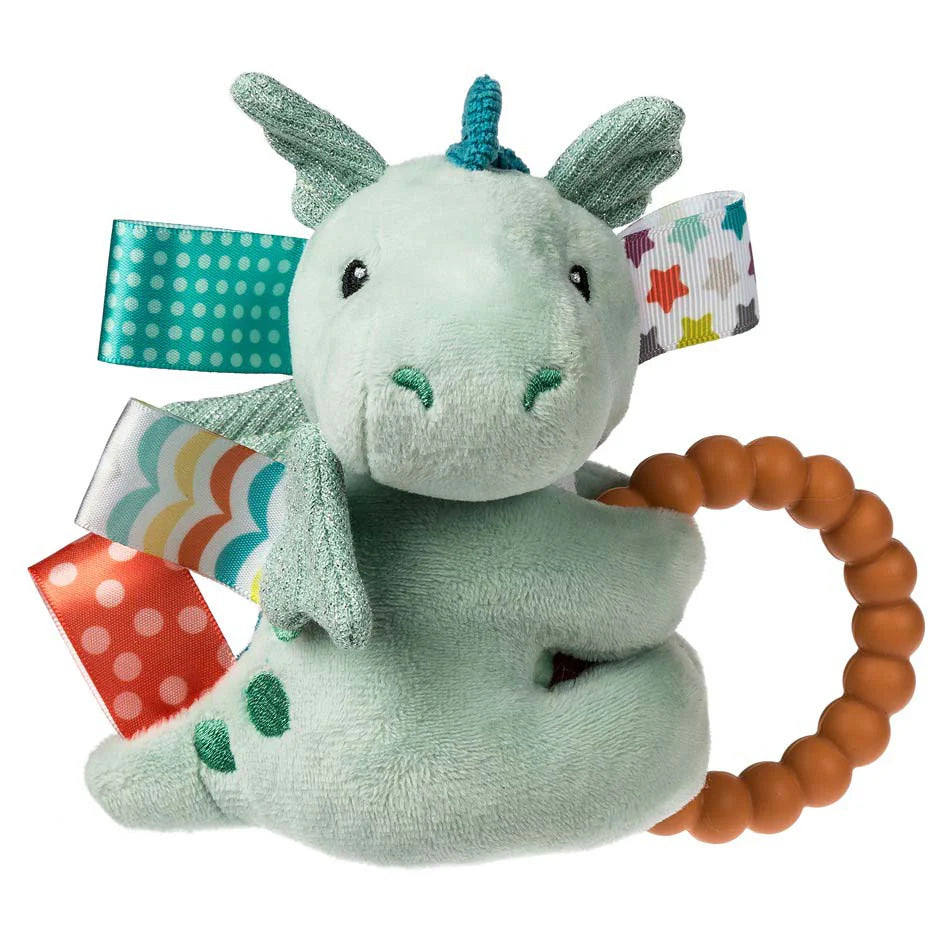 Mary Meyer Taggies Drax Dragon Teether Rattle – 6″