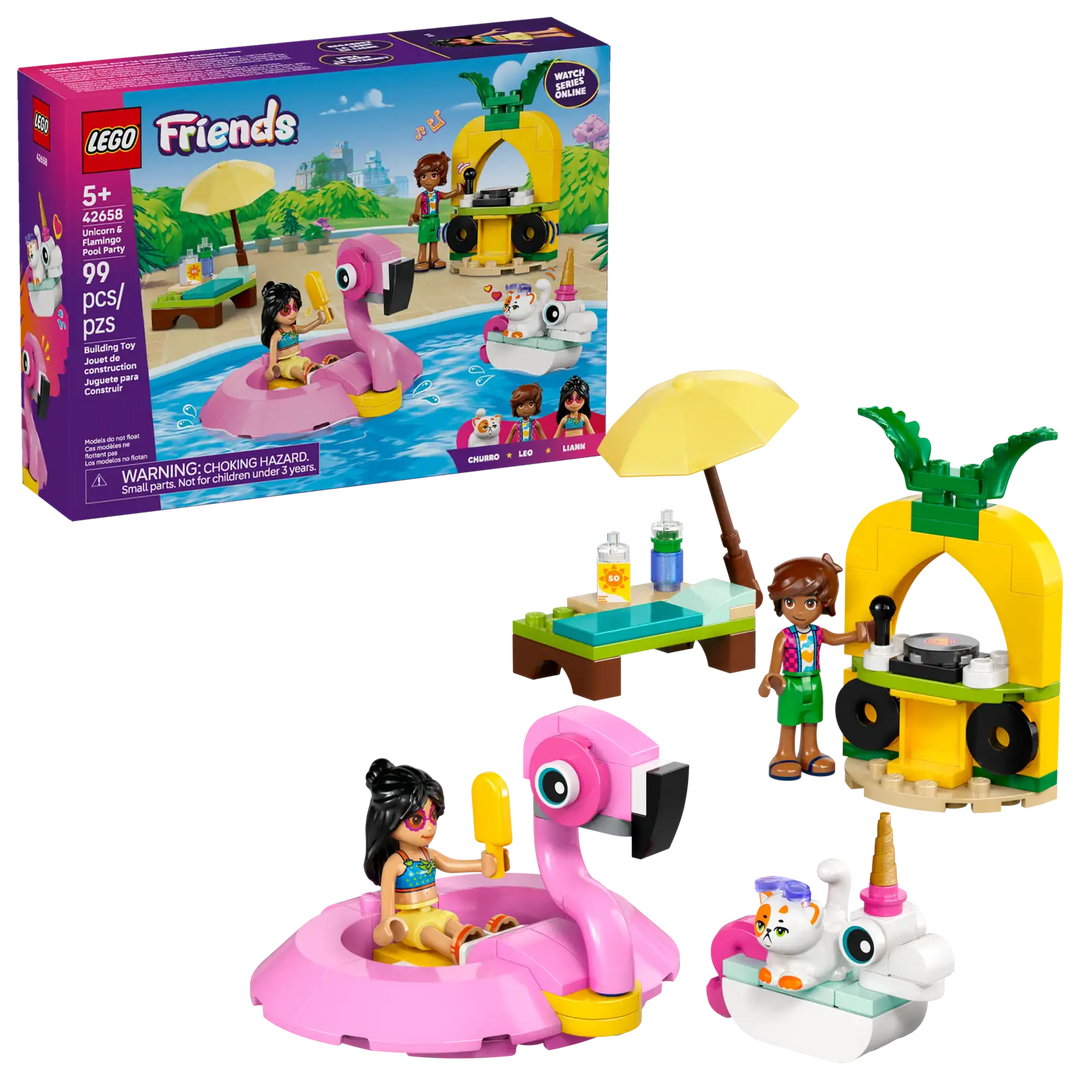 LEGO® Friends Unicorn & Flamingo Pool Party