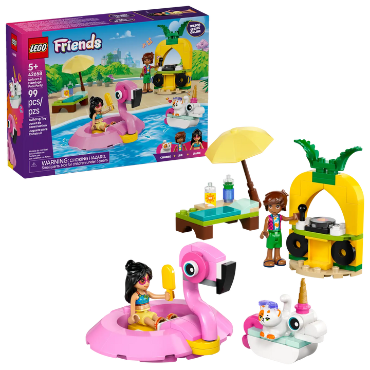 LEGO® Friends Unicorn & Flamingo Pool Party