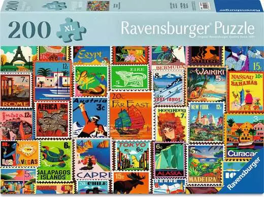 Ravensburger Travel Stamps 200pc Jigsaw Puzzle
