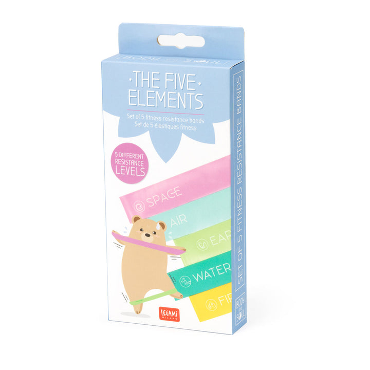 The Five Elements - Set of 5 Fitness Resistance Bands