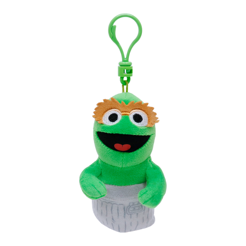 Ty Oscar the Grouch Sesame Street 5" Plush Clip