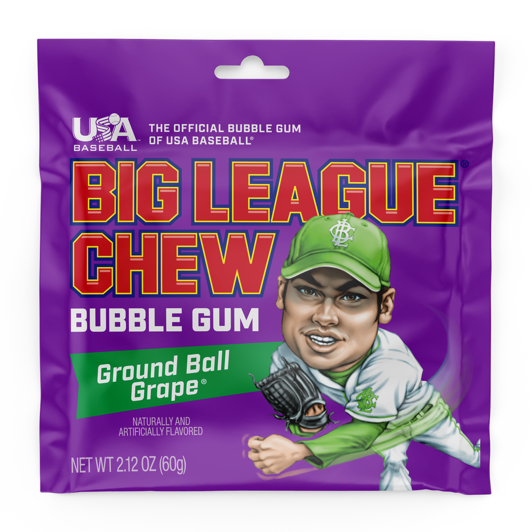 Big League Chew Grape Bubble Gum