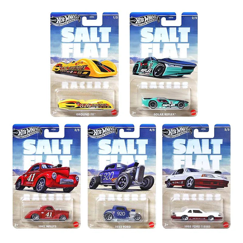 Hot Wheels® Silver Series 2025 - Salt Flat Racers Vintage Mix, Assorted
