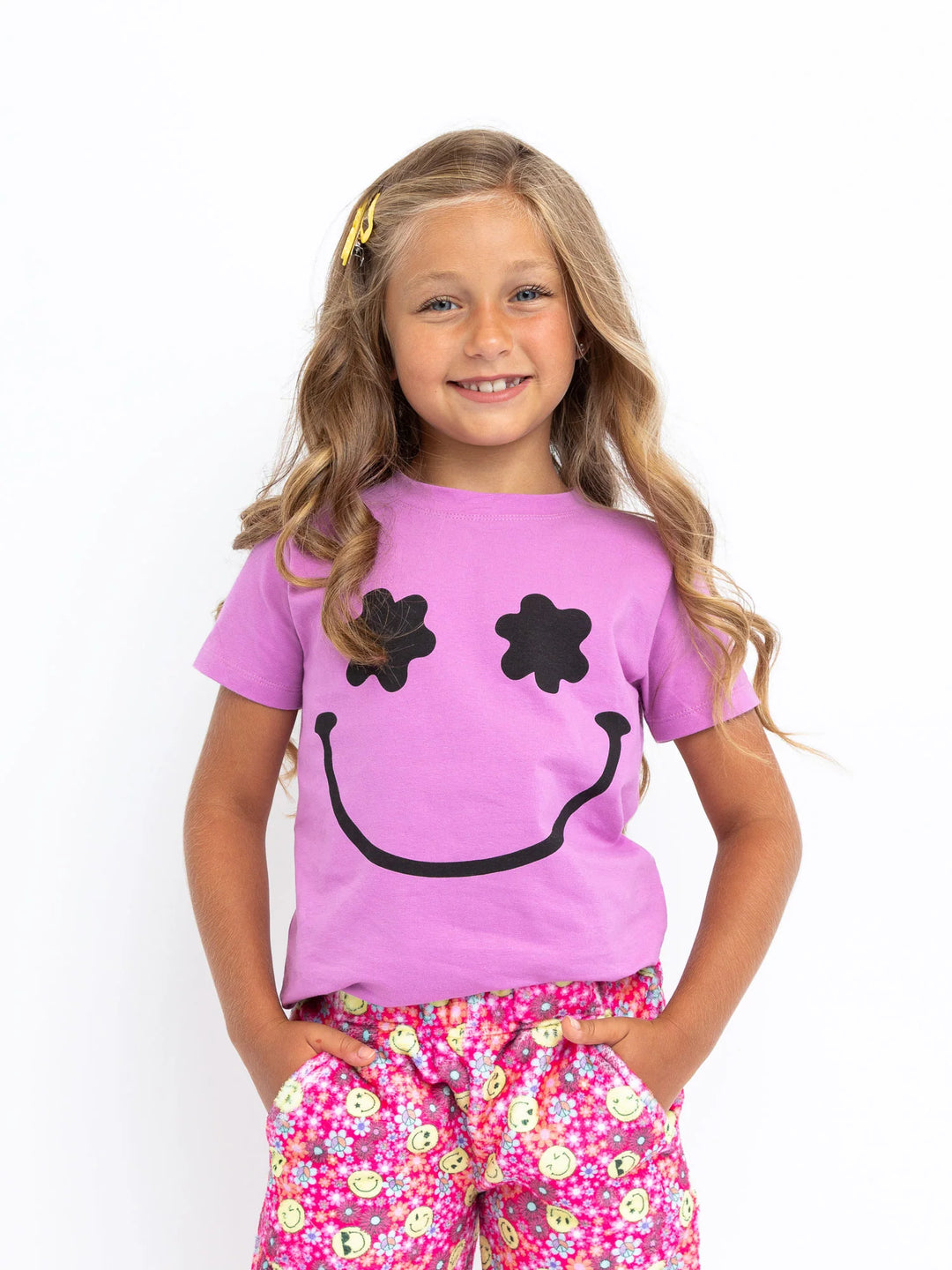 Preppy Goose Spring Flowers Plush Lounge Shorts