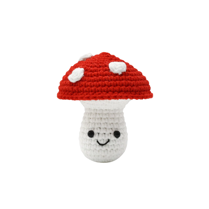 Mini Mushroom DIY Crochet Key Ring Kit