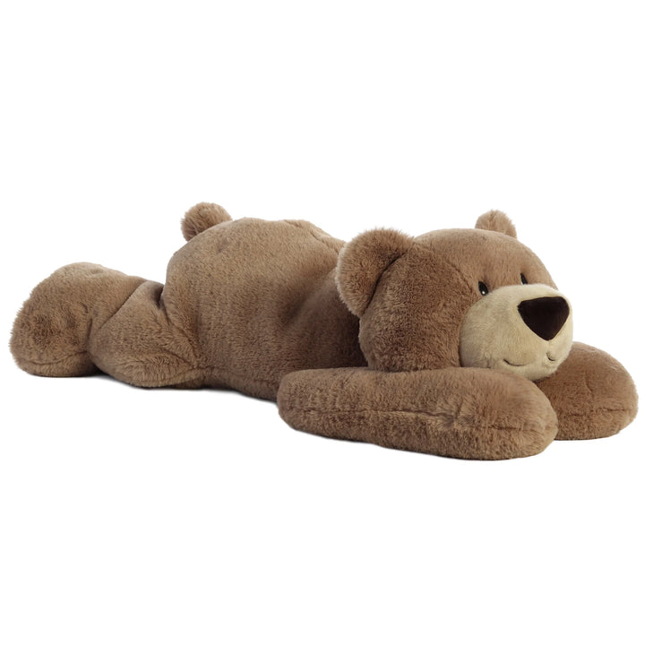 Aurora® Hugga-Wug Lay Bear™ Taupe 27" Plush