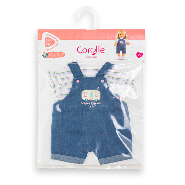 Corolle Little Explorer - T-shirt &amp; Romper for 14" Baby Doll