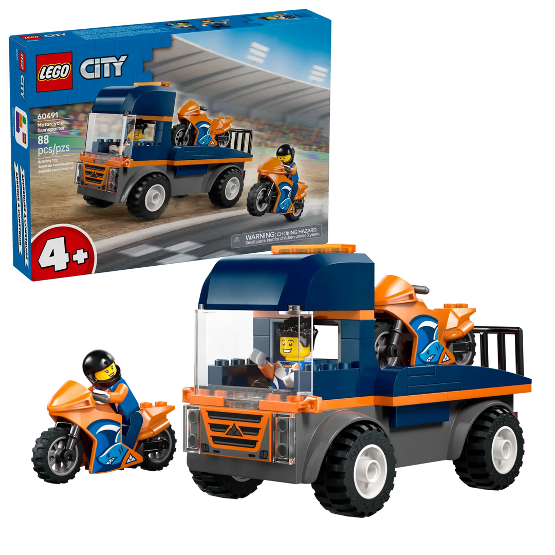 LEGO® City Motorcycle Transporter