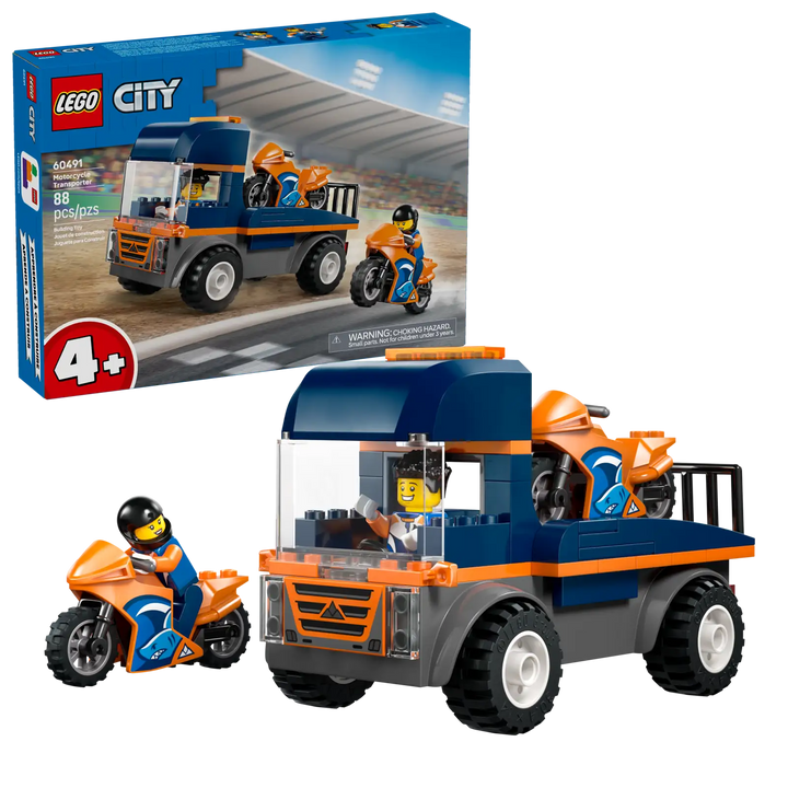 LEGO® City Motorcycle Transporter